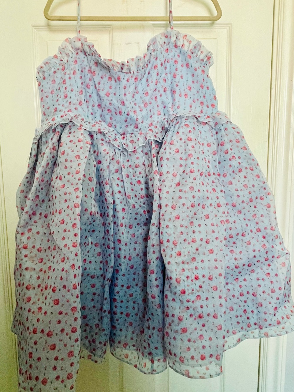 Selkie, ‘The Rosebud’ dress in ‘Chateau Rose’ print, sz 1X